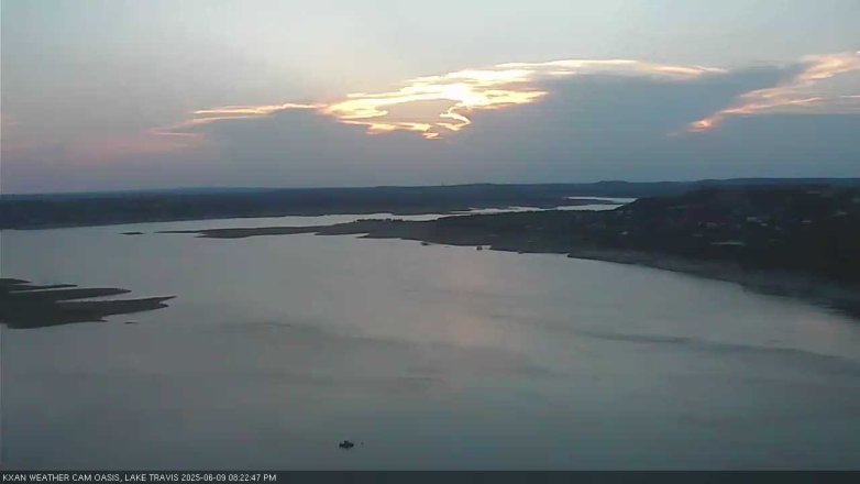 Lake Travis webcam, June 9, 2025 8:25 PM CT