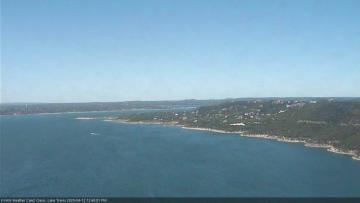 Lake Travis on April 12, 2020 at 12:45 PM CT