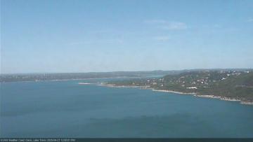 Lake Travis on April 27, 2020 at 12:00 PM CT