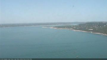 Lake Travis on July 4, 2020 at 12:25 PM CT