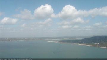 Lake Travis on August 9, 2020 at 10:25 AM CT