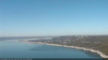 Lake Travis on January 4, 2021 at 12:45 PM CT