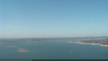 Lake Travis on February 3, 2021 at 12:25 PM CT