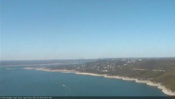 Lake Travis on February 6, 2021 at 1:00 PM CT