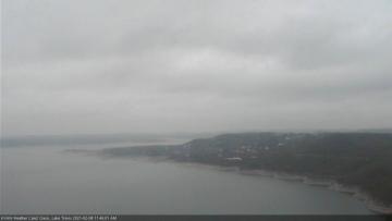 Lake Travis on February 8, 2021 at 11:45 AM CT