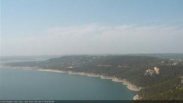 Lake Travis on April 12, 2021 at 3:00 PM CT