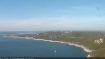 Lake Travis on December 24, 2021 at 12:25 PM CT