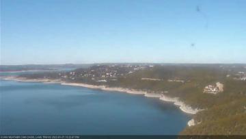 Lake Travis on January 21, 2022 at 12:25 PM CT