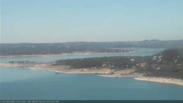 Lake Travis on February 19, 2022 at 1:25 PM CT