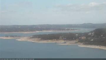 Lake Travis on February 20, 2022 at 11:45 AM CT
