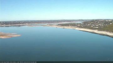 Lake Travis on February 9, 2023 at 10:25 AM CT