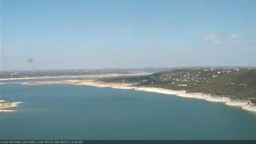 Lake Travis on August 9, 2023 at 11:25 AM CT