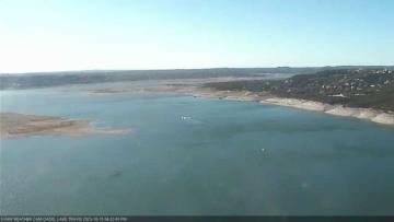 Lake Travis on October 15, 2023 at 4:25 PM CT