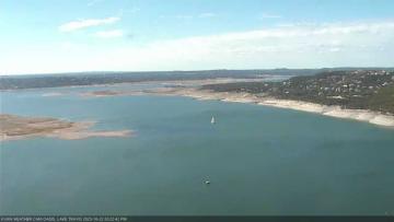 Lake Travis on October 22, 2023 at 3:25 PM CT