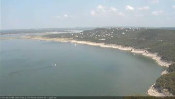 Lake Travis on August 10, 2024 at 11:25 AM CT