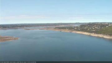 Lake Travis on November 18, 2024 at 12:25 PM CT