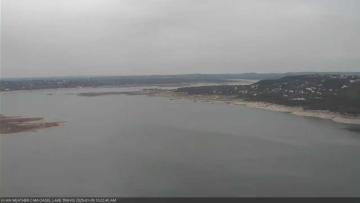 Lake Travis on January 9, 2025 at 10:25 AM CT