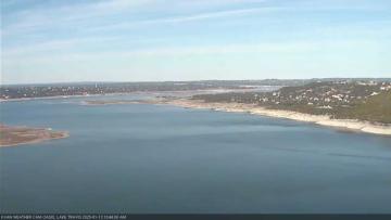 Lake Travis on January 13, 2025 at 10:45 AM CT