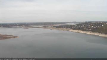 Lake Travis on January 14, 2025 at 12:00 PM CT