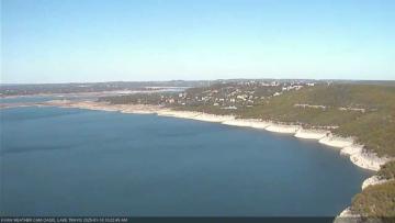 Lake Travis on January 18, 2025 at 10:25 AM CT