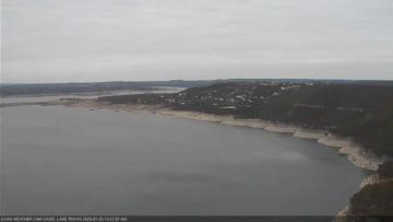 Lake Travis on January 20, 2025 at 10:25 AM CT