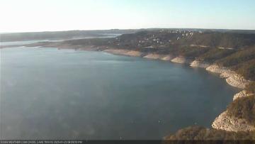 Lake Travis on January 23, 2025 at 5:00 PM CT